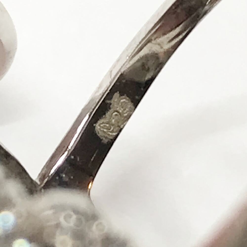 Vintage Pave Crystal Knuckle Full Finger Feather Ring 925 Sterling Silver - Picture 2 of 15